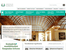 Tablet Screenshot of kangasalanseurakunta.fi